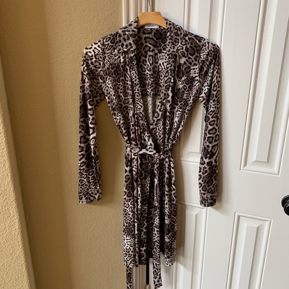 Calvin Klein wrap dress